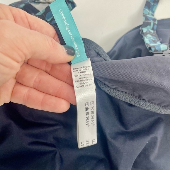 PRIMA DONNA Sherry Swimsuit Control Wire Cups Navy Blue Ruched Resortwear 2X - Picture 14 of 16